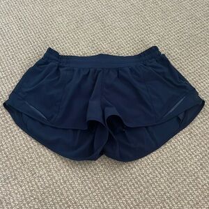Navy LuluLemon Navy Blue Hottie Hot Shorts